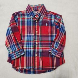 Ralph Lauren Polo Baby Multicolor Plaid Dress Shirt